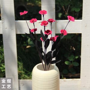 💜 প্রিমিয়াম ব্রাশড লেদার ডেইজি – আর্টিফিশিয়াল সিল্ক ফুল 💜