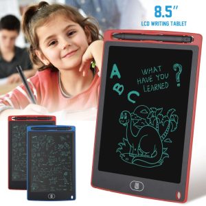 8.5 Inch Colorful LCD Writing Tablet for Kids | Digital Drawing Pad Doodle Board (Red & Blue)