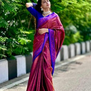 দেশীয় কাঞ্জিভরম শাড়ি