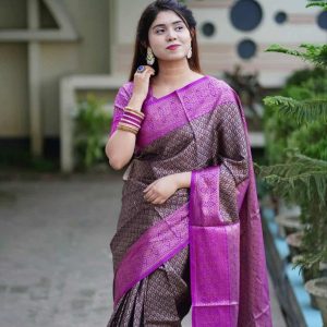 দেশীয় কাঞ্জিভরম শাড়ি