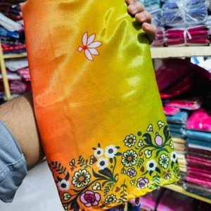 এক্সক্লুসিভ ডিজাইন ডিজিটাল প্রিন্ট শাড়ি