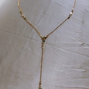 Y necklace, y2k necklace, lariat chain, multilayered chain