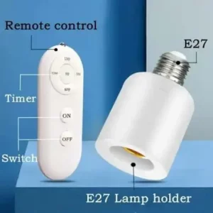 E27 Multiple Controls Smart Timer Switch Lamp Holder – এখন আপনার লাইট হবে সম্পূর্ণ স্মার্ট!