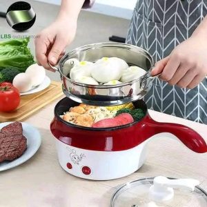 Multifunctional Non-Stick Electric Steamer Rice Cooker Frying Pan Cooking Pot♦️