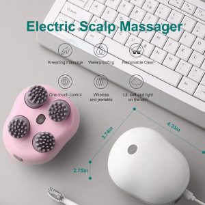 Electric Scalp Massager – Head Massage Machine for Stress Relief, Relaxation & Hair Growth
