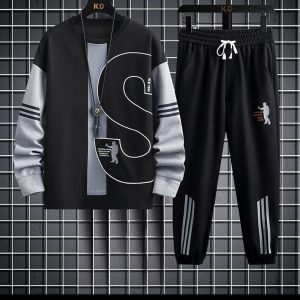 full Slevee T-Shirt and Trouser Combo Set For men