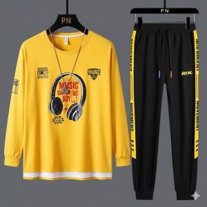 Full Sleeve Tshirt and Trouser Set