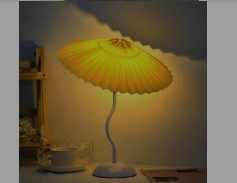Bedside Lamp Umbrella Design
