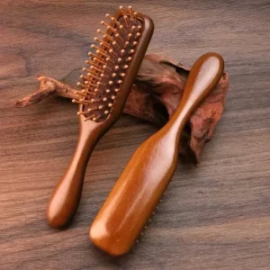 Natural Wooden Paddle Brush