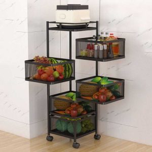 5 Layer Kitchen Rack Square Shape