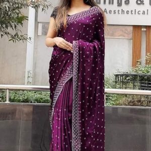 ইন্ডিয়ান জর্জেট শাড়ি