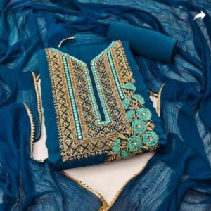 Embroidary Three Piece