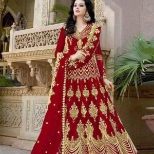 রাজকীয় জর্জেট বা সিল্ক লেহেঙ্গা সেট