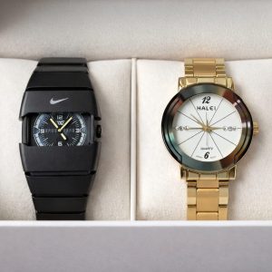 স্টাইলিশ কাপল ওয়াচ সেট