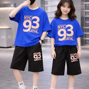 Premium Drop Shoulder Boys T-Shirt & Pant Set Combo