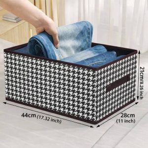 New Printed Cloth Storage Box ( 15 Pcs )