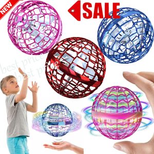 Flying Magic Ball Toys LED Magic Hand Controlled Spinner 360° Rotating Toy