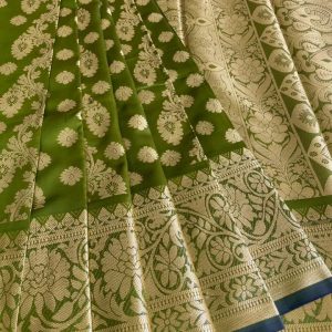 Soft silk katan sharee