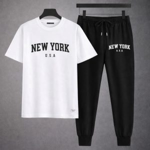 Trendy Mash T-Shirt Trouser Combo"