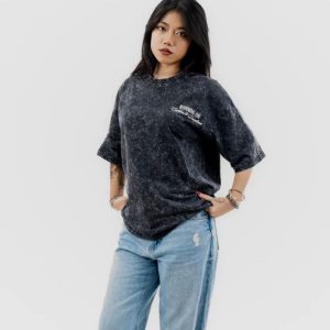 Premium Acid Wash Drop Shoulder TShirt''