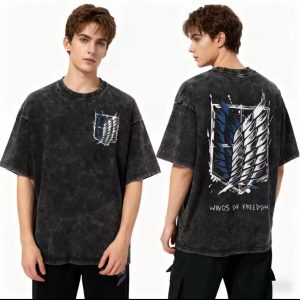 Premium Acid Wash Drop Shoulder TShirt
