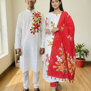 Block Print Three Piece'