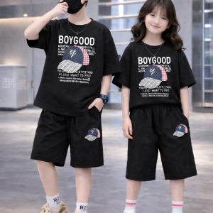 ..Drop Shoulder Baby TShirt and Pant Set
