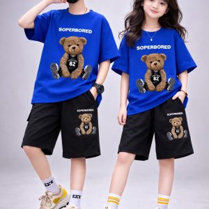 .Drop Shoulder Baby TShirt and Pant Set