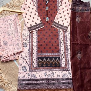 Digital Print Three Piece"