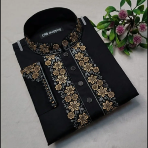 প্রিমিয়াম কট এমব্রয়ডারি পেলেন সাটন পাঞ্জাবি