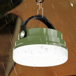 Solar Camping Tent Light – Waterproof, USB & Solar Rechargeable