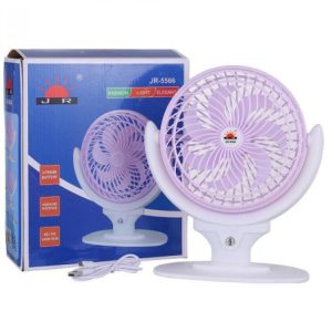 JR-5566 Elegant Rechargeable Desk Fan