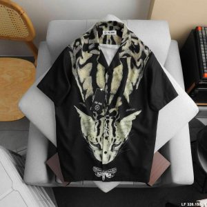 Baroque print shirt