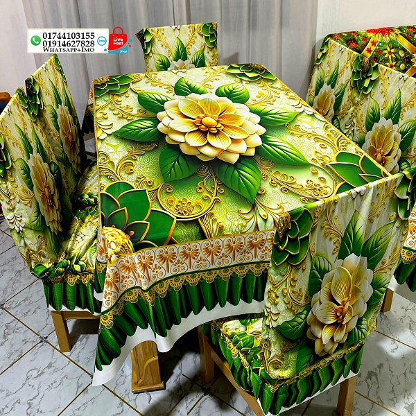 table cloth full chare caver set 3