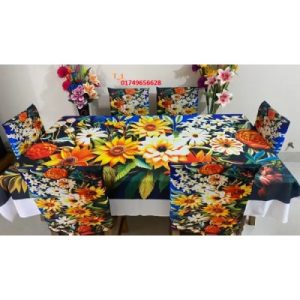 China Premium 3D Print Table Cloth Set 9