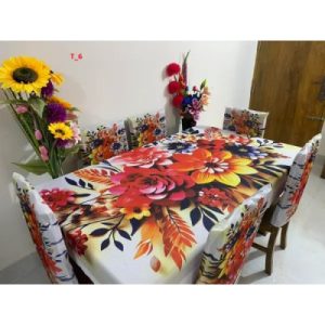 China Premium 3D Print Table Cloth Set 8
