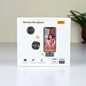SX21-New 2-in-1 ওয়্যারলেস মাইক্রোফোন