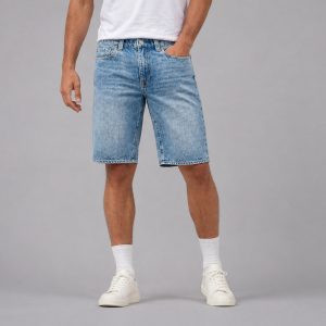 Denim 4 pocket Shorts
