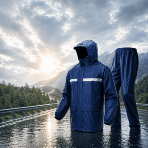 Happylon Waterproof Raincoat With Trouser for Bikers