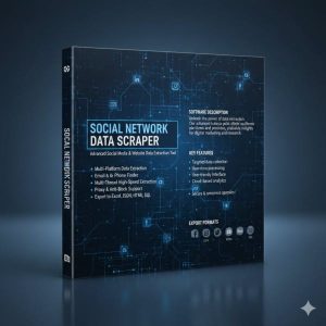 Social Network Data Scraper (1 Year) – Email & Phone Extractor