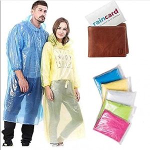 Rain Card Unisex Plastic