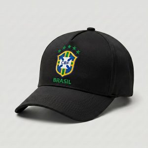Premium Black Brazil National Team Supporter Cap