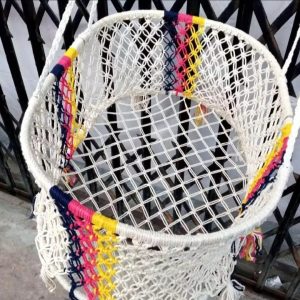 Jute Made Premium Medium Size Dolna/Cradle Duble Febric Big Round 0-2 Years For Baby Hand Made Cradle Multicolor-1 Piece