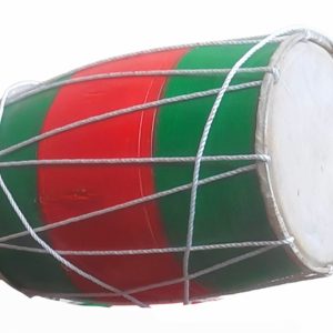 Best Quality Wooden Small Size 6 Inchi+ Bangla Dhol Multicolor-1 Piece