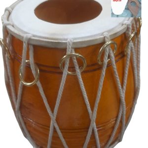 Khomok Professional High Quality 12 Ghat Yellow/Black/Chocklate Color 8 Inchi Khomok With Mathir Ghot & Wooden Kati-1 Piece