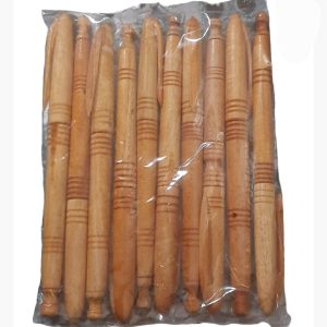 Handicraft Full Handmade Wooden Traditional Black Pen-10 Pcs-1 Packet