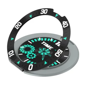 Watch Style 360° Twist Mobile Phone Ring Stand – Suitable for Any Model, Stylish Charging Case & Holder
