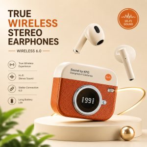 Q86 Retro Camera Design TWS Bluetooth Earbuds 3131