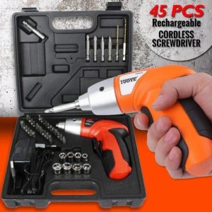 🔧⚡ Electric Screwdriver Set – Powerful 7.2V Cordless Electric Screwdriver (50 in 1 Kit) ⚡🔧