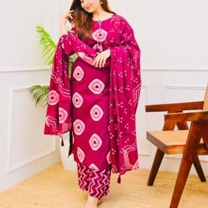 cunri print three piece